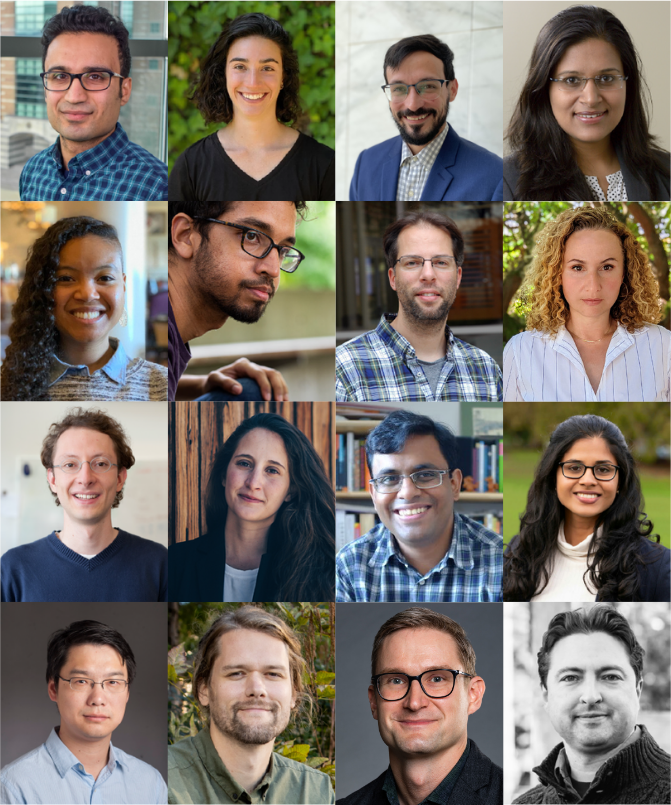 Collage of people's faces - New faculty 2021